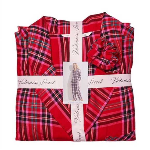 Victoria Secret Flannel Pj set size XXL NWT - Picture 2 of 13